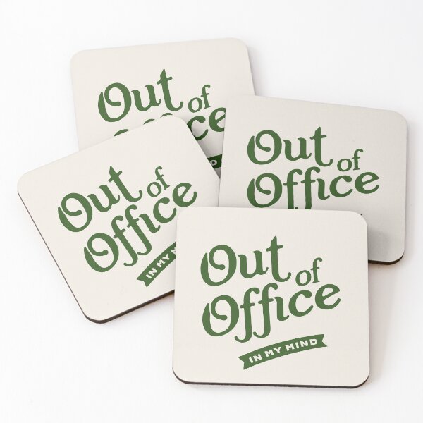 Item preview, Out of Office In My Mind - Funny Work designed and sold by OhFineArt.