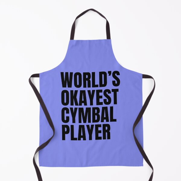 Item preview, World's Okayest Cymbal Player - Black designed and sold by Cutsandsparks.