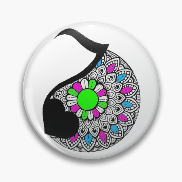Item preview, Half mandala half music penartwork designed and sold by MandalasLovers.