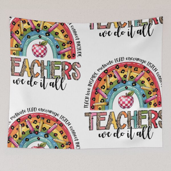 Item preview, Grateful for Teachers' Dedication and Heart designed and sold by CleanDecor.