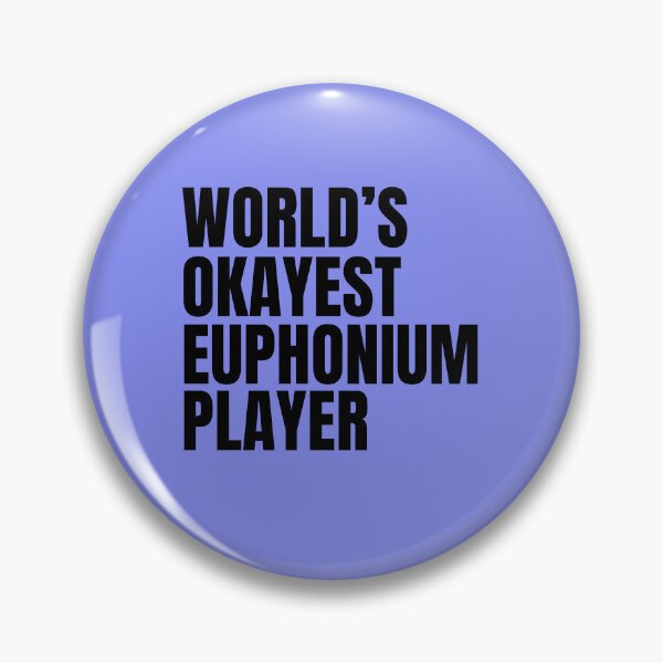 Item preview, World's Okayest Euphonium Player - Black designed and sold by Cutsandsparks.