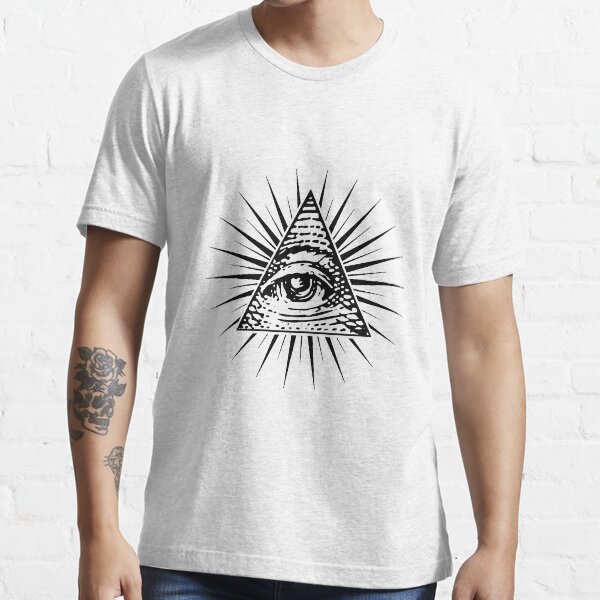 Vista previa del artículo con la obra «IlluminatiEye», diseñado y vendido por Rednann.