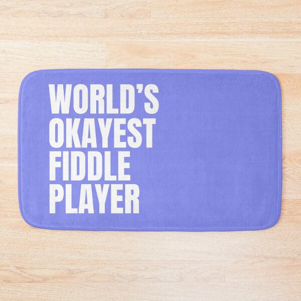 Item preview, World's Okayest Fiddle Player - White designed and sold by Cutsandsparks.