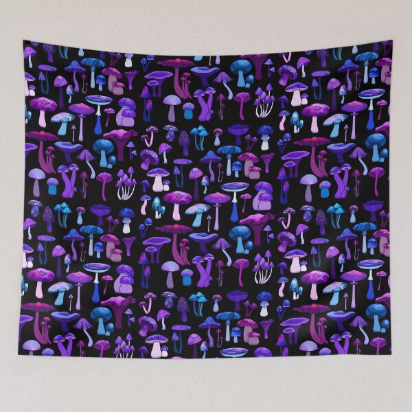 Item preview, Magic galaxy mushrooms designed and sold by HighFives555.