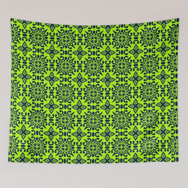 Item preview,  Blooming Meadows in Emerald and Azure Tones 8 designed and sold by AneissPiaf.