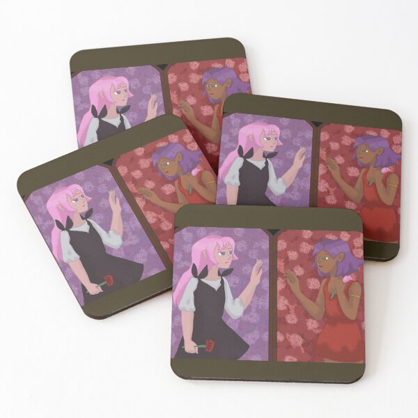 Item preview, Child Anthy and Utena In Coffins With Roses designed and sold by SunflowerEyeArt.