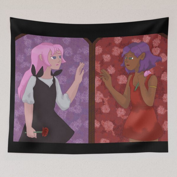 Item preview, Child Anthy and Utena In Coffins With Roses designed and sold by SunflowerEyeArt.