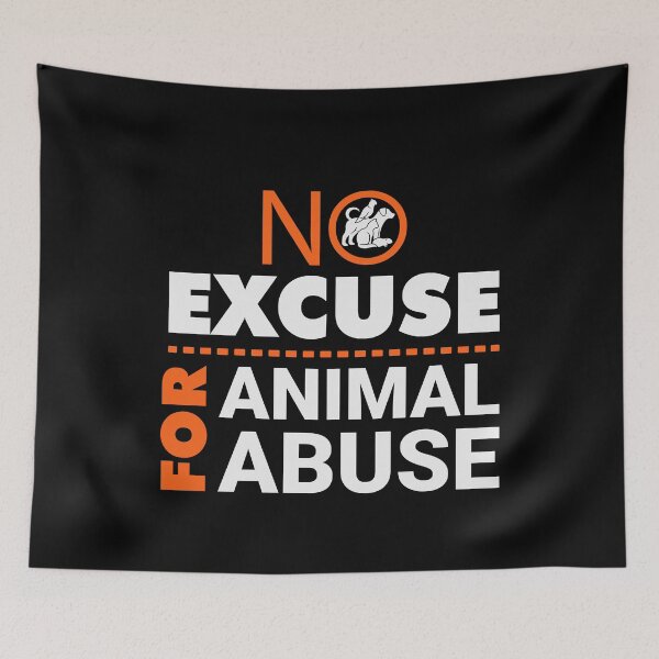 Item preview, Animal Rescue | No Excuse For Animal Abuse designed and sold by tmerchtrends.
