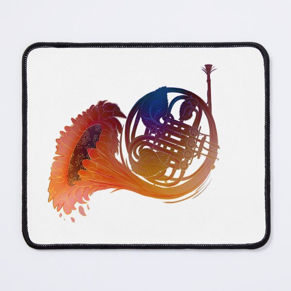 Item preview, Abstract Retro French Horn designed and sold by InkofStars.
