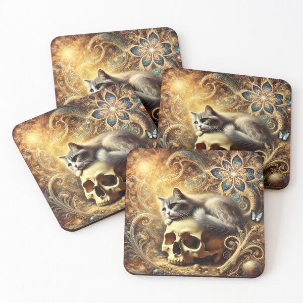Item preview, Memento Mori Whiskers designed and sold by ArtPrintsUSA.