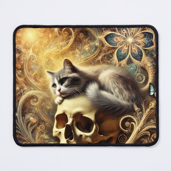 Item preview, Memento Mori Whiskers designed and sold by ArtPrintsUSA.