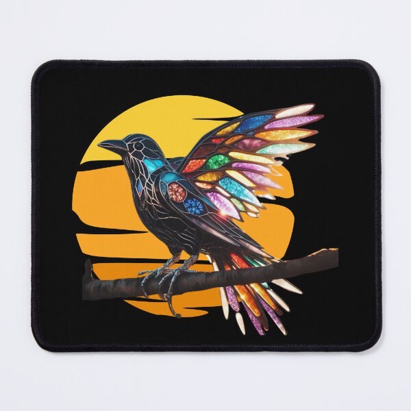 Item preview, Stained Glass Raven designed and sold by Vast-Designs.