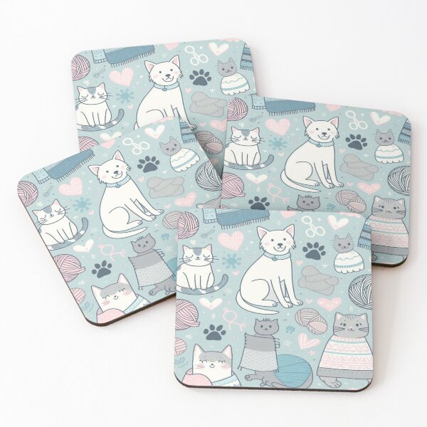 Item preview, Pet Lovers' Cozy Doodle Pattern designed and sold by Imaginarium of Chaos falcon88 .