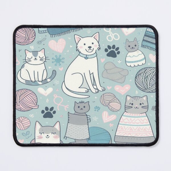 Item preview, Pet Lovers' Cozy Doodle Pattern designed and sold by Imaginarium of Chaos falcon88 .