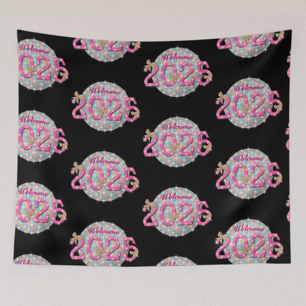 Item preview, Happy New Year 2025, Welcome 2025 with Disco Ball Retro Design designed and sold by KrissaEsme.