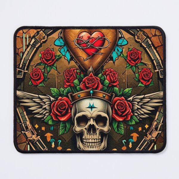 Item preview, Mexican Skull and Roses designed and sold by artenvironments.