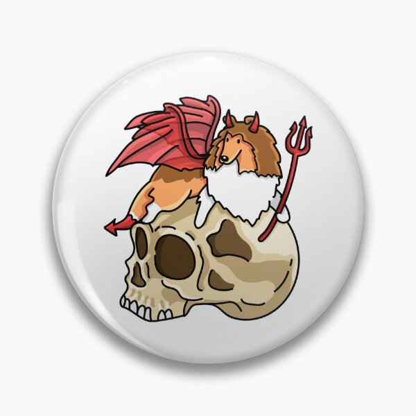 Item preview, Halloween Devil Rough Collie Sable designed and sold by Melissa Thereliz.