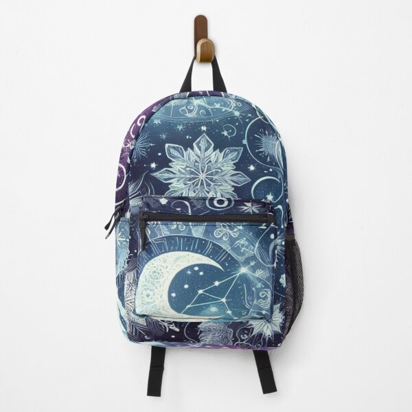 Item preview, Winter Zodiac and Astrology Doodle Pattern designed and sold by Imaginarium of Chaos falcon88 .