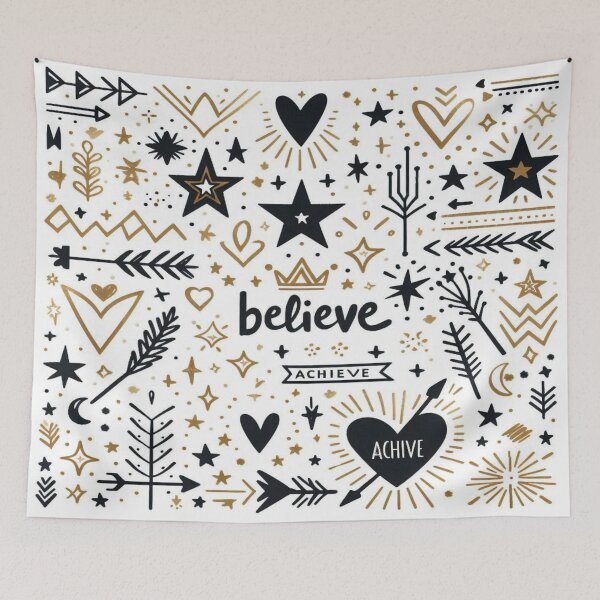 Item preview, Inspirational Quote & Doodle Pattern designed and sold by Imaginarium of Chaos falcon88 .