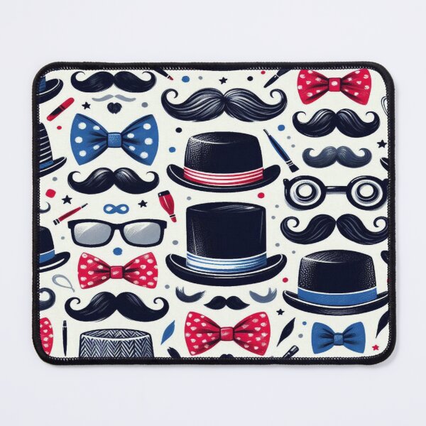 Item preview, Movember Doodle Pattern designed and sold by Imaginarium of Chaos falcon88 .