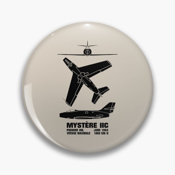 Item preview, Mystere IIC French Jet Plane Silhouettes Infographic designed and sold by MilitaryMart.