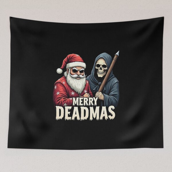 Item preview, Merry Deadmas Scary Horror Christmas designed and sold by HeadTurningArt.