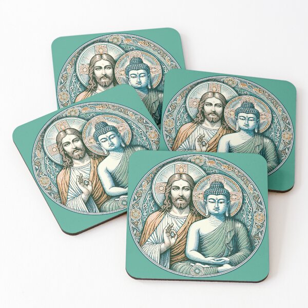 Item preview, Jesus Christ and Buddha designed and sold by RayCrimson.
