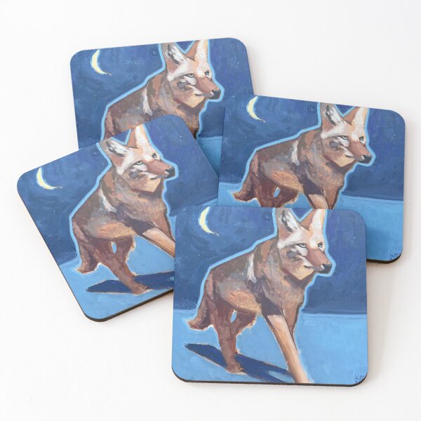 Item preview, "Coyote Moon" designed and sold by desertmeridian.