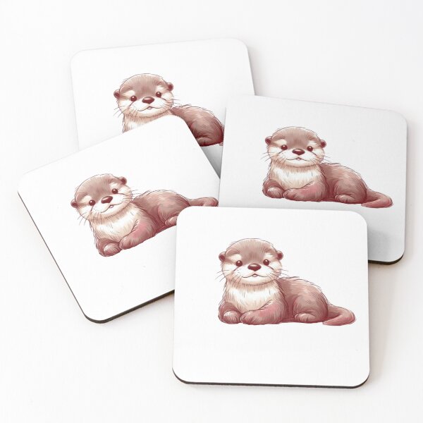Item preview, Adorable Otter designed and sold by DaintyDooodles.