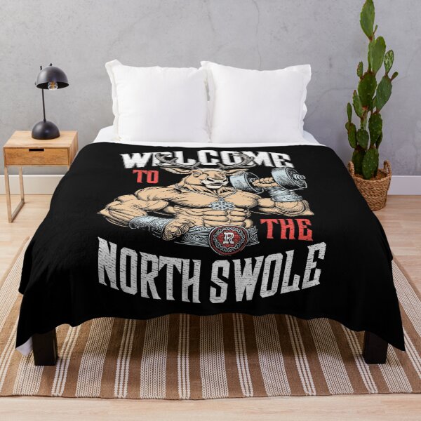 Item preview, Welcome To The North Swole Christmas Reindeer Gym Workout designed and sold by GrandeDuc.