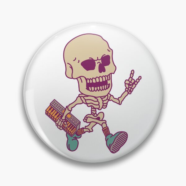 Item preview, Halloween Skeleton Keyboardist designed and sold by SpectacledBoi.