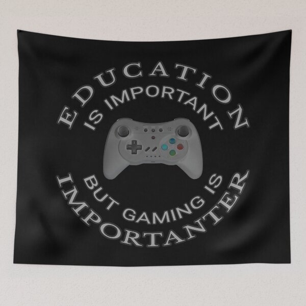 Item preview, "Education Is Important But Gaming Is Importanter" designed and sold by JDMTees.