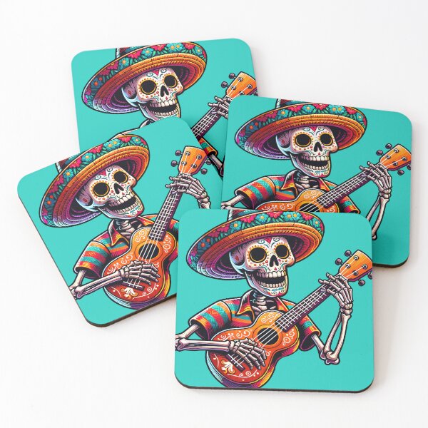 Item preview, Dia De Los Muertos Skeleton Mariachi designed and sold by RayCrimson.