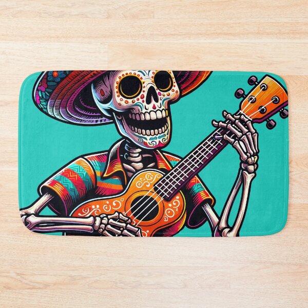 Item preview, Dia De Los Muertos Skeleton Mariachi designed and sold by RayCrimson.