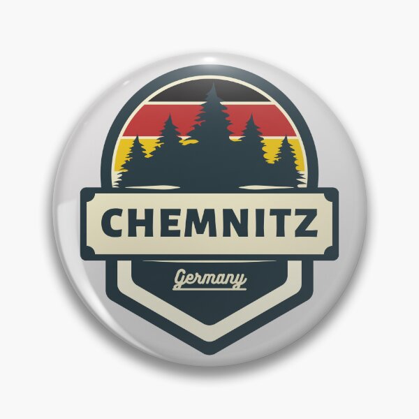 Item preview, Chemnitz Germany Retro Vintage Badge designed and sold by World Designs.