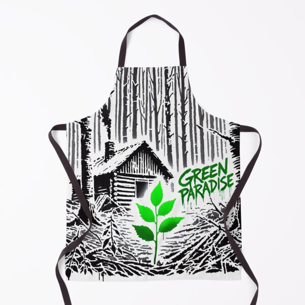 Item preview, Black and White Cabin in the Forest - Green paradise designed and sold by Blink Art Studio.