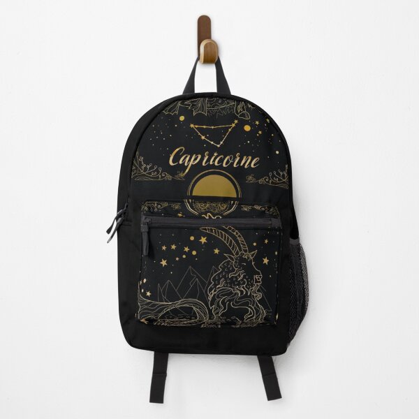 Item preview, Capricorn sign astrology gold and black designed and sold by asamijess.