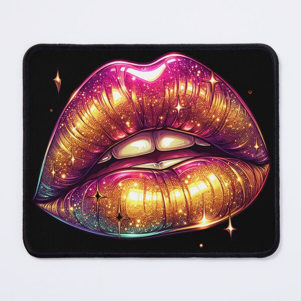 Item preview, Sparkling Galaxy Lips - Glitter Glam Art designed and sold by Margival.