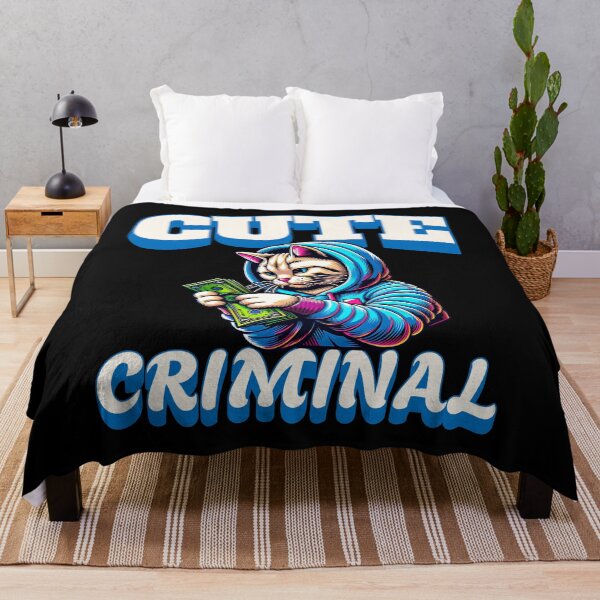 Item preview, Cute Cat Design - Cute Criminal designed and sold by ReneMM.