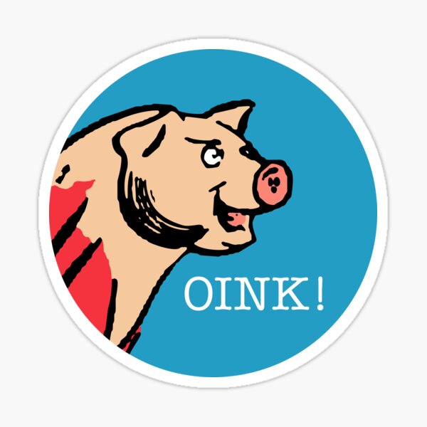 Item preview, PIG PIGGY PIGGIES OINK! ANIMAL FARM POP ART GRAPHIC  designed and sold by wmxdesign.