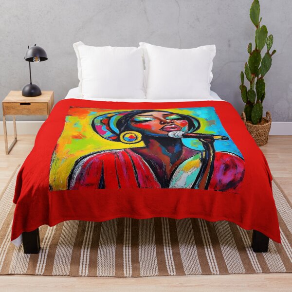 Item preview, Vibrant Depiction of a Passionate Singer Performing with Emotion and Energy Abstract Digital AI Art designed and sold by OlfactoART Studio.