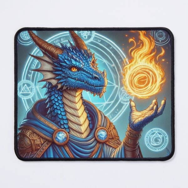 Item preview, Blue Dragonborn Sorcerer designed and sold by Johnny MeatShield.