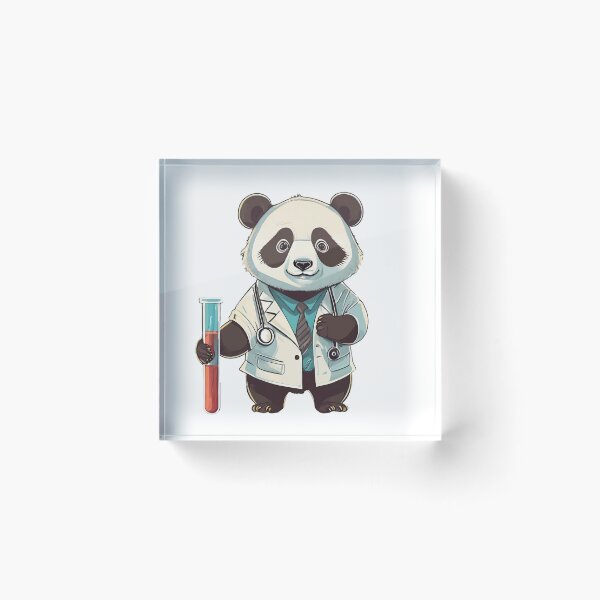 Artikelvorschau, Panda als Forscher entworfen und verkauft von BysonDesigns.