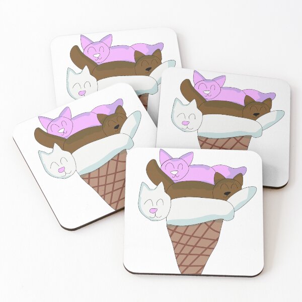 Aperçu de l'œuvre Glace pour chat créée et vendue par Firefly Kitty.