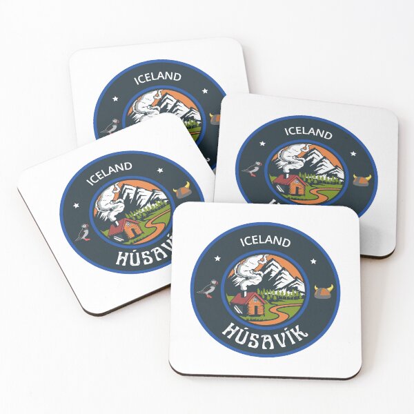 Item preview, Húsavík Iceland Blue Emblem designed and sold by World Designs.