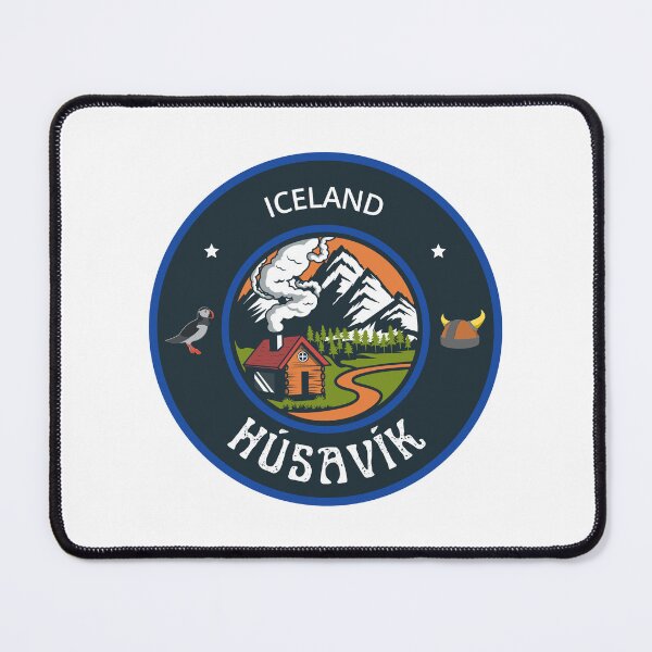 Item preview, Húsavík Iceland Blue Emblem designed and sold by World Designs.