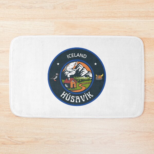 Item preview, Húsavík Iceland Blue Emblem designed and sold by World Designs.