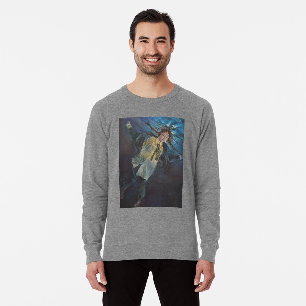 Item preview, Lightweight Sweatshirt designed and sold by catedolphinart.