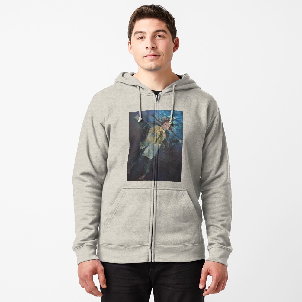 Item preview, Zipped Hoodie designed and sold by catedolphinart.