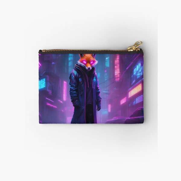 Item preview, Cyber Ninja Fox in Neon Alley designed and sold by MarkLines.